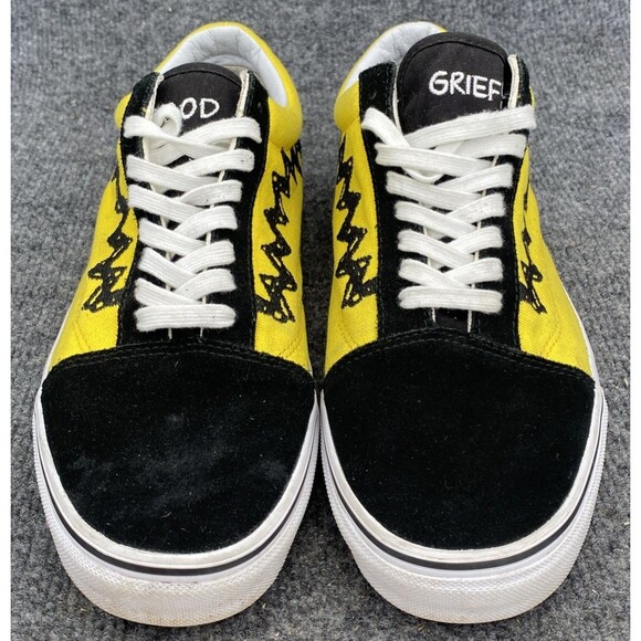 Vans x Peanuts Charlie Brown Old Skool Yellow Black Men 9.5 Women 11 Sneaker main image 4
